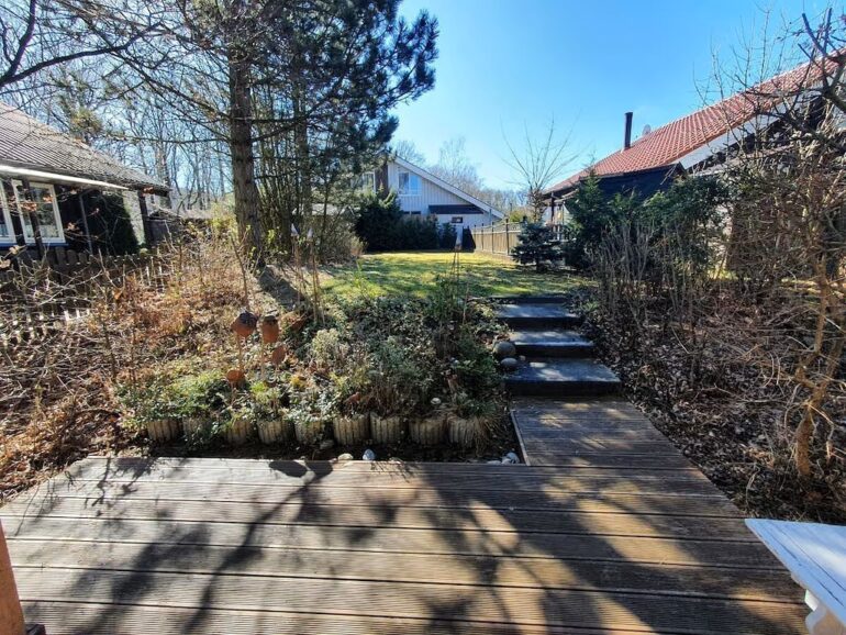 Blick in den Garten bearbeitet